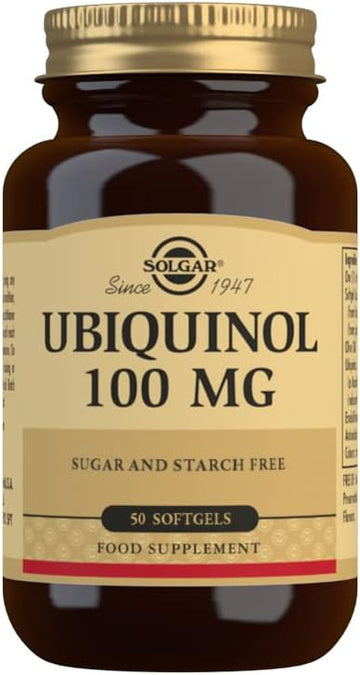 Solgar 100 Mg (Reduced Coq-10) Softgels Ubiquinol, 50 Ct