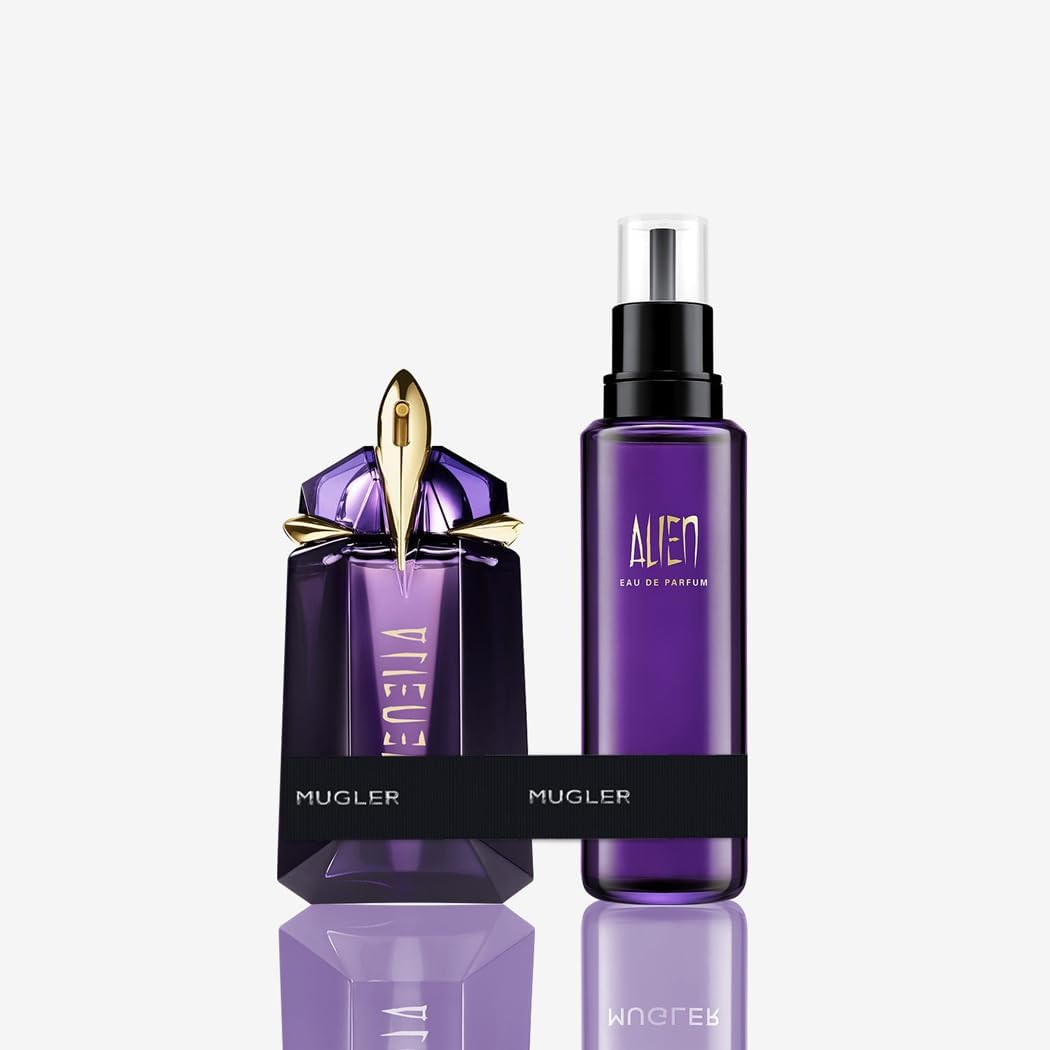 Mugler Alien Eau de Parfum Refill Bundle, Floral Woody Women's Fragrance : Amazon.co.uk: Beauty