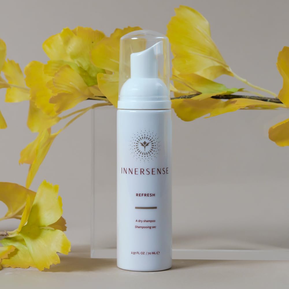 INNERSENSE Organic Beauty - Natural Refresh Dry Shampoo | Non-Toxic, Cruelty-Free, Clean Haircare (2.4 oz | 70 ml) : Beauty & Personal Care