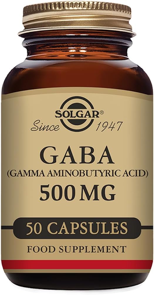 Solgar  Gaba 500 Mg, 50 Vegetable Capsules