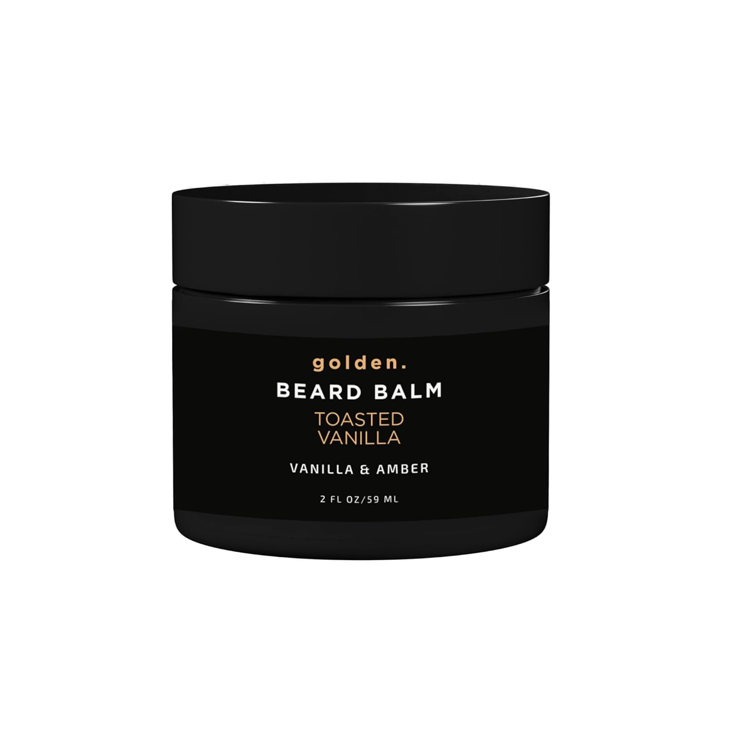 Golden Grooming Beard Balm | Unique Masculine Scent | Shea Butter For Beard Growth | Tames, Moisturizes & Styles – Toasted Vanilla, 4Oz