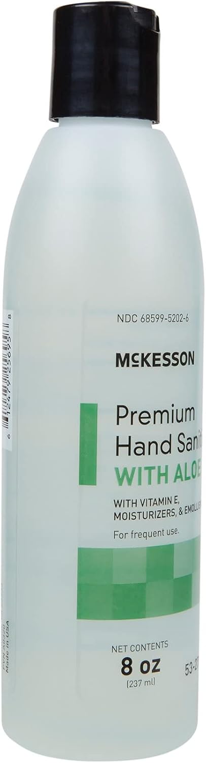 Mckesson Gel Hand Sanitizer With Aloe, Cleanse And Moisturize, 8 Oz, 1 Count, 1 Pack