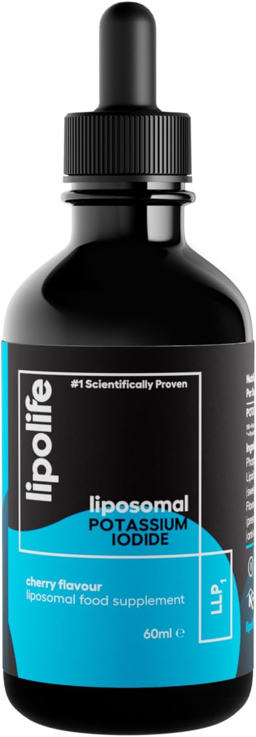 LLP1 - Liposomal Potassium Iodide - 60ml (Cherry Flavour) - lipolife : Amazon.co.uk: Health & Personal Care