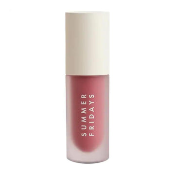 Summer Fridays Dream Lip Oil - Tinted Lip Oil With Moisturizing Sheer Coverage, High-Shine And Deep Hydration - Non-Sticky Formula For Long-Lasting Softness - Soft Mauve (0.15 Oz)