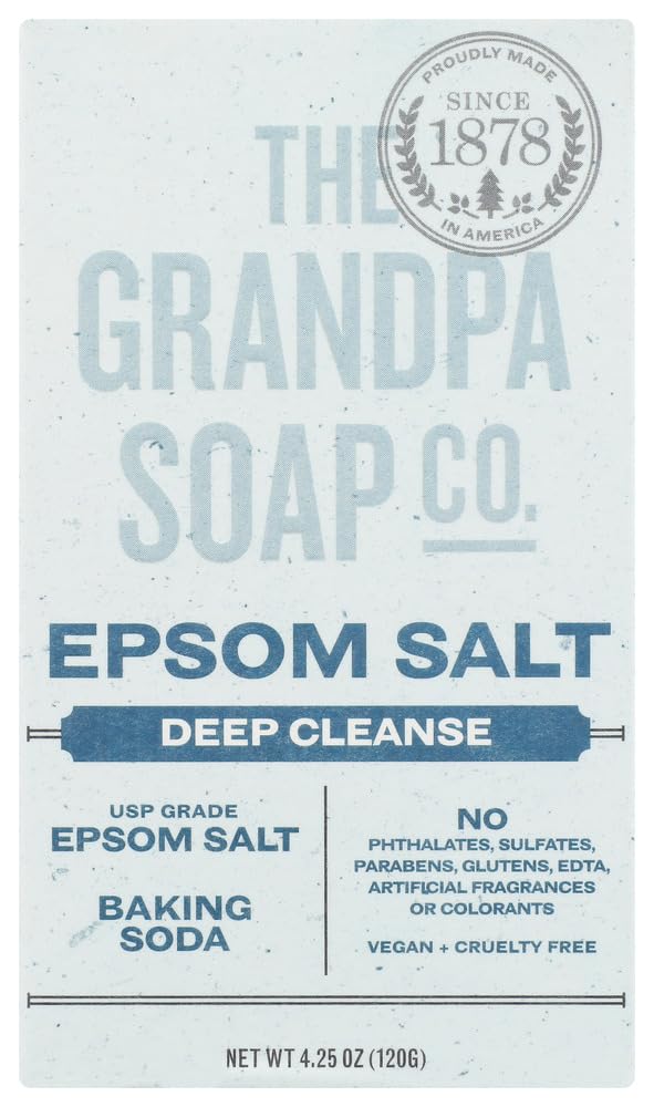 Grandpa Soap Co. Bar Soaps Epsom Salt 4.25 Oz. Unless Noted
