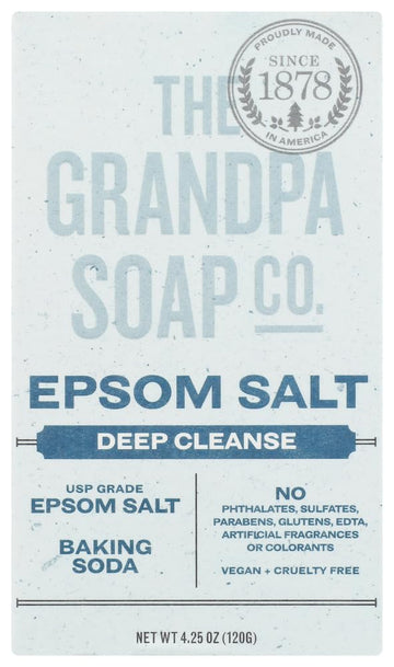 Grandpa Soap Co. Bar Soaps Epsom Salt 4.25 Oz. Unless Noted