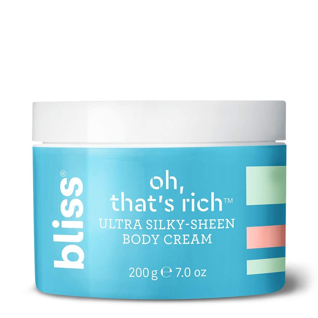 Bliss Oh, That'S Rich Ultra Silky-Sheen Body Cream | Instantly Absorbs | Smooth & Soothe The Driest Skin | Paraben Free, Cruelty Free | 7.0 Oz