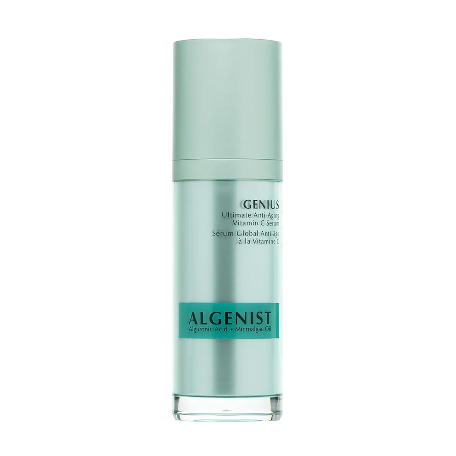 Algenist Genius Ultimate Anti-Aging Vitamin C+ Serum - Vegan Brightening Serum With Alguronic Acid & Microalgae Oil - Non-Comedogenic & Hypoallergenic Skincare