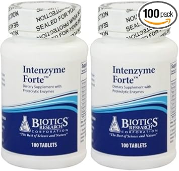 Biotics Research Intenzyme Forte 100 Tablets (100x2)