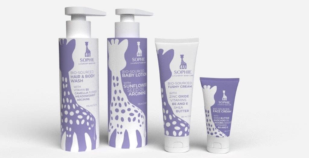 Sophie la Girafe Babycare Tushy Cream - Nourishing Hydration for Strong, Happy Skin - Soothes Redness, Irritation, and Rash - with Shea Butter - 2 oz : Baby