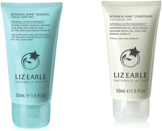 Liz Earle Botanical Shine Shampoo 50Ml And Conditioner 50Ml (For Normal Hair)