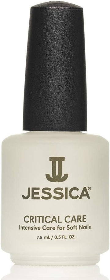 Jessica Critical Care Base Coat, Nail Varnish Strengthener, Intensive Care For Soft And Weak Nails, Enriched With Protein Ksw And Calcium, 14.8Ml