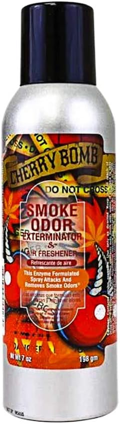 Smoke Odor Exterminator 7 oz Spray Air Freshener Spray 7 oz (Cherry Bomb) : Health & Household