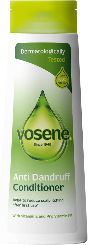 Vosene Anti Dandruff Original Conditioner, Reduces Scalp Itching, With Vitamin E And Provitamin B5. 500Ml