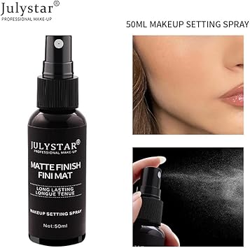 Julystar Refreshing Makeup Toner Portable 50Ml Moisturizing Lasting Clear Makeup Spray