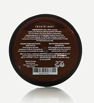 Typology Mattifying Loose Powder 1% Zinc Pca