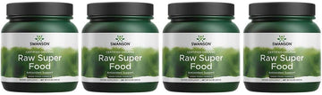 Swanson Certified Organic Raw Super Food 8.5 Ounce (240 G) Pwdr (4 Pack)