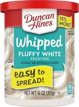 Duncan Hines Fluffy White Whipped Frosting, 14 Oz