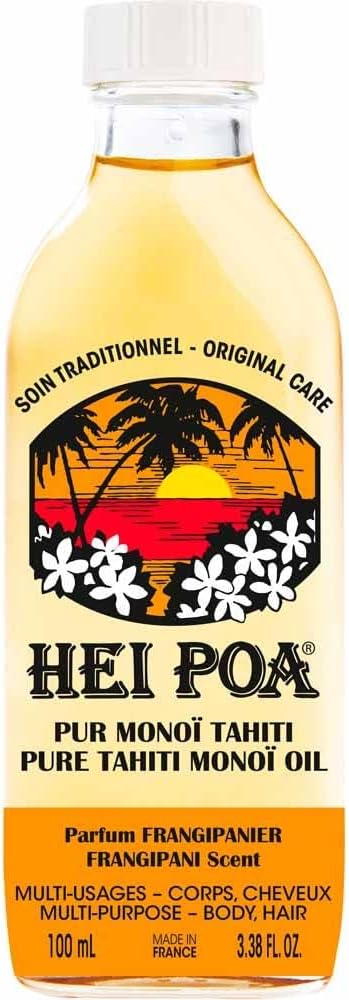 Hei Poa Pure Tahiti Monoï Oil Frangipani Scent 100Ml