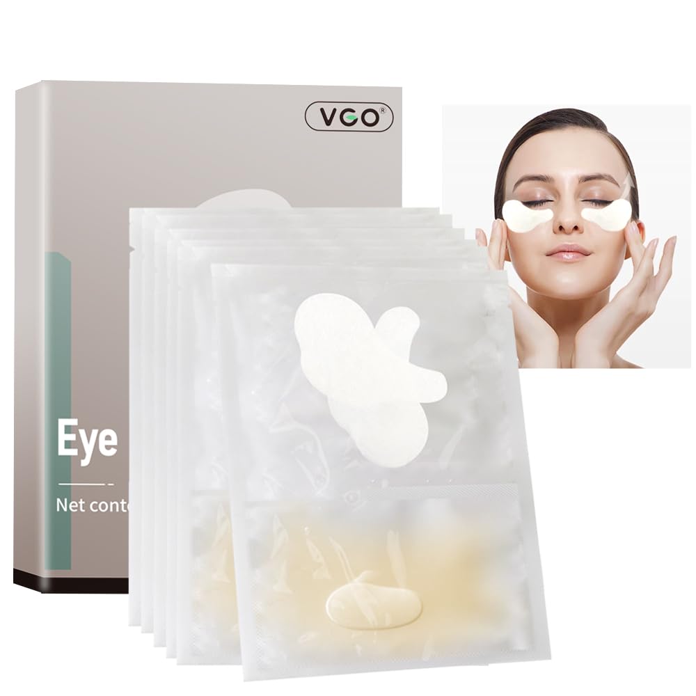 Vgo Under Eye Patches For Dark Circles, 7 Pairs Eye Gels Mask - Reduce Wrinkles Puffy & Bags, Anti Aging Moisturizer