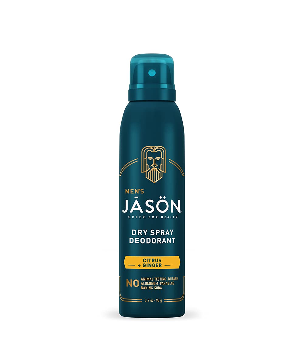 Jason Citrus and Ginger Dry Spray Deodorant 3.2 oz Aerosol