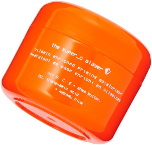 Glow Hub The Super C Slayer Vitamin Enriched Priming Moisturiser With Vitamin C And Tranexamic Acid For Anti-Pigmentation And Dull To Blemish Prone Skin 50G