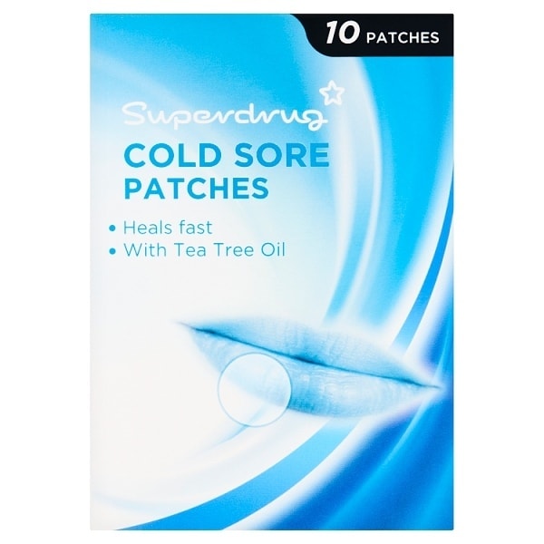 Cold Sore Patch With Tea Tree Oil X 10