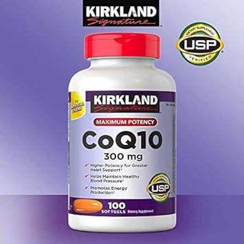 Kirkland Signature CoQ10 300mg 100 Softgels