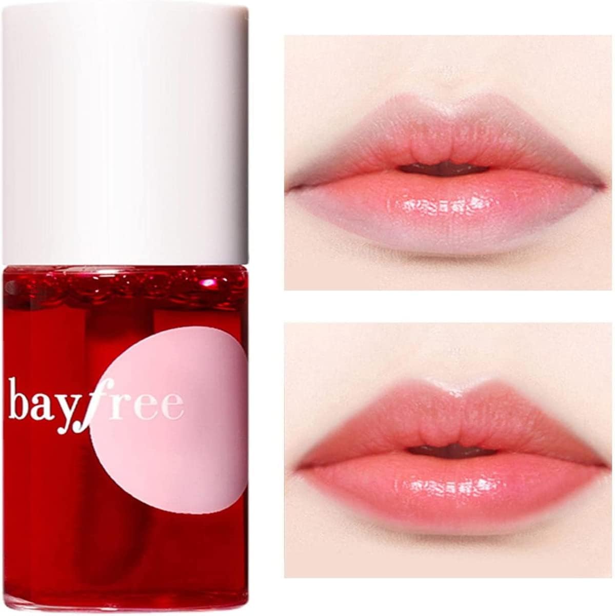 3 In 1 Lip And Cheek Tint Stain, Mini Liquid Lipstick, Hydrating & Moisturizing Cheeks And Eyes Natural Lip Gloss, Waterproof Long Lasting Shimmer Sexy Lip Color Makeup (#01 Apple)