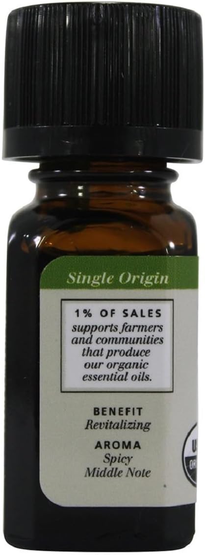 Aura Cacia Organic Cinnamon Leaf Essential Oil, 0.25 Ounce