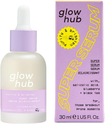 Glow Hub Purify & Brighten Super Serum With Salicylic Acid For Blemish Prone Skin 30Ml
