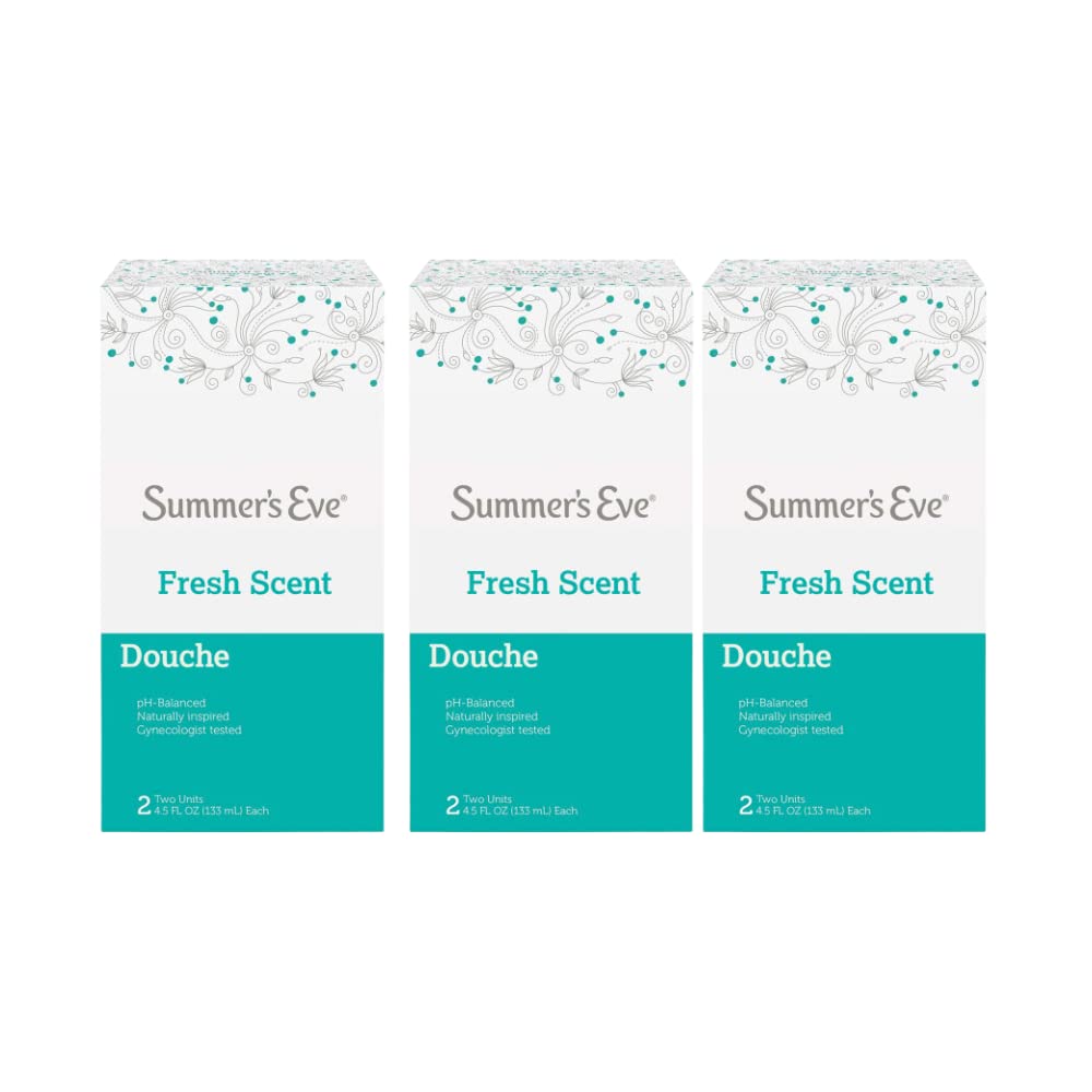 Summer'S Eve Douche, Fresh Scent, 2 Units, 4.5 Oz. Each (Pack Of 3)