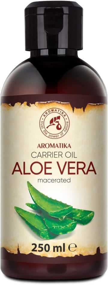Aloe Vera Pure Oil 100Ml - Aloe Barbadensis - Brasil - Aloe Vera - Skin - Face & Baby Oil - Glass Bottle - Aloe Vera Oils