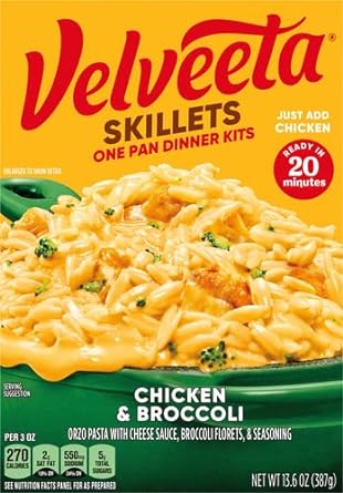 Velveeta Cheesy Skillets Chicken & Broccoli, 13.6 Oz