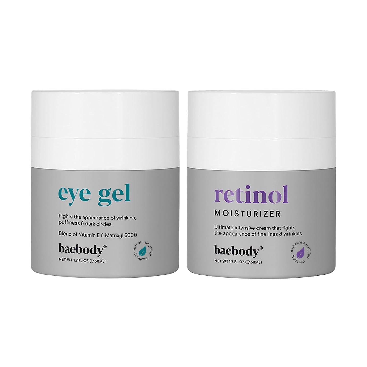 Baebody Eye Gel & Retinol Moisturizer Bundle