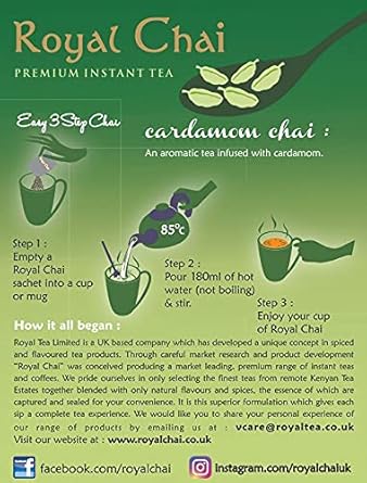 Royal Chai Elaichi Tea W/Out Sugar 180G