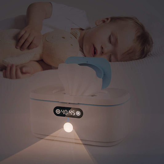 Bellababy Wipe Wamer For Vehicle And Home Use, Baby Wet Wipes Dispenser And Diaper Wipe Warmer With Night Light,Temperature Display,No Need Water And Sponge, ¨H And ¡Æ Convertible