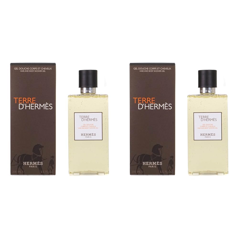 Hermes Terre D'Hermes For Men Hair And Body Shower Gel, 6.5 Ounc : Beauty & Personal Care