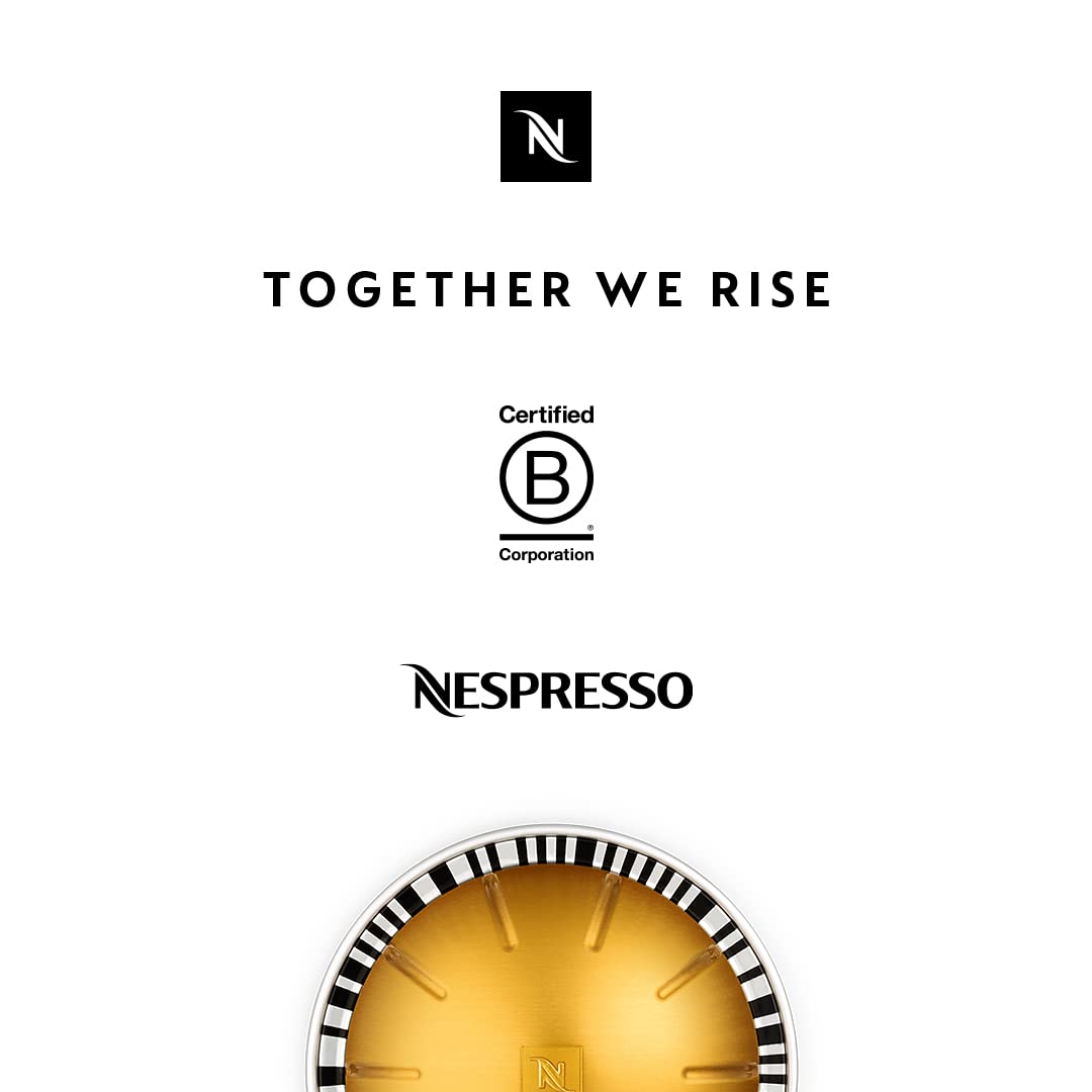 Nespresso Capsules Vertuo, Double Espresso Scuro, Dark Roast Espresso Coffee, 30-Count Coffee Pods, Brews 2.7Oz