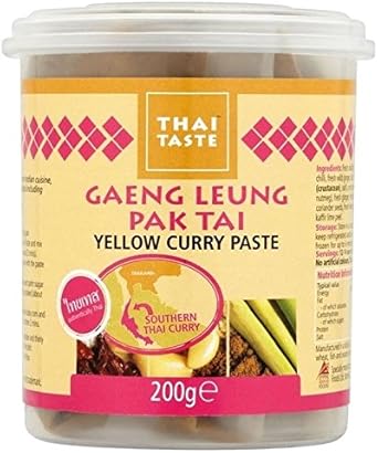Thai Taste Southern Yellow Curry Paste 200G - Pack Of 2