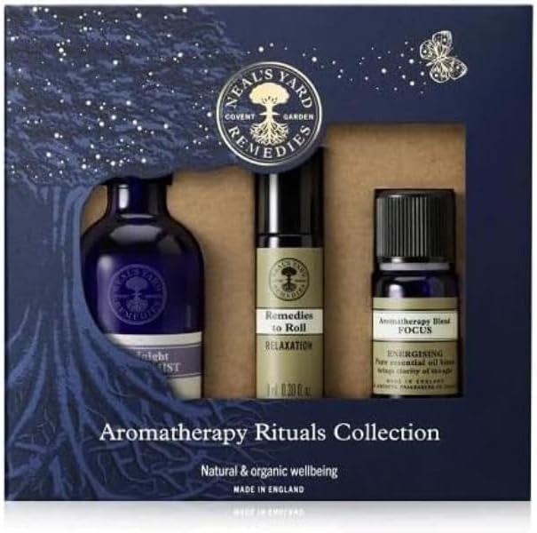 Neal?s Yard Remedies Aromatherapy Rituals Collection Gift Set | Aromatherapy Collection With Pure Organic Essential Oils | Vegan Aromatherapy Set With Organic Ingredients