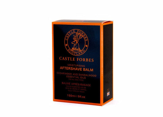 Castle Forbes Cedarwood & Sandalwood Aftershave Balm For Men, 5 Fl.Oz. | Moisturizing After Shave Lotion W/ Essential Oils | Soothing & Refreshing | Alcohol Free Post Shave Skincare For All Skin Types : Beauty & Personal Care