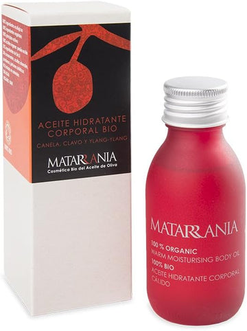 Matarrania - Aceite Hidratante Corporal Bio - Organic Body Oil - Cinnamon, Cloves & Ylang-Ylang - 100 Ml