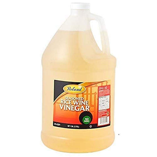 Roland Seasoned Rice Wine Vinegar, 1 Gallon Plastic Jug (Pack of 2) : Grocery & Gourmet Food