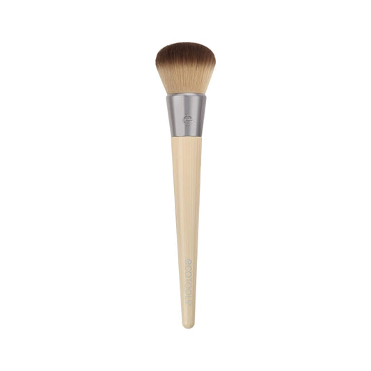 Ecotools Blending Face Makeup Brush, For Liquid & Cream Foundation, Bronzer, & Blush, Multipurpose Makeup Brush, Dense, Synthetic Bristles, Eco Friendly, Cruelty-Free & Vegan, 1 Count