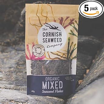 Cornish Seaweed Company | Organic Mixed Seaweed Flakes | 5 X 30G (Uk)