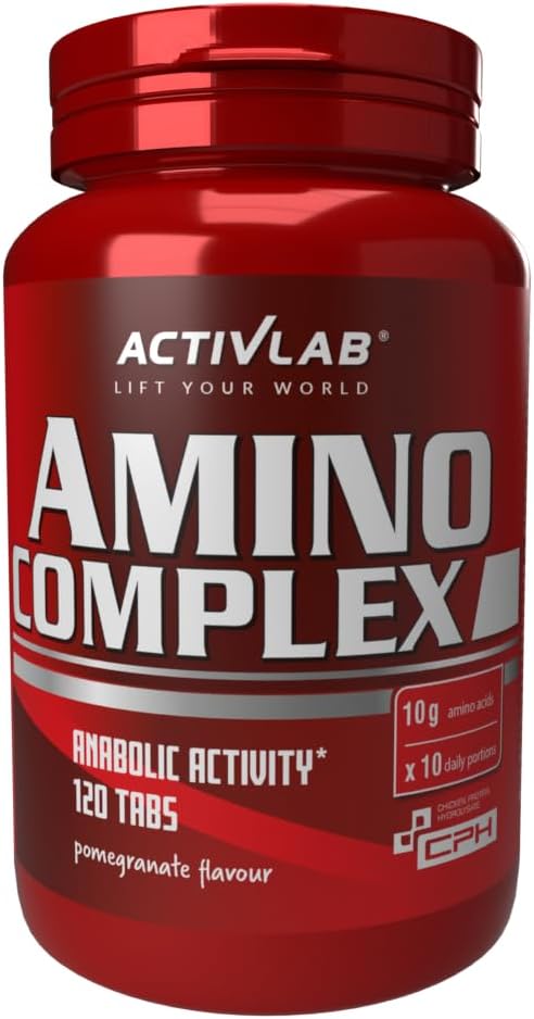 Activlab Amino Complex - 120 Tablets | Essential Aminoacids | Bcaa | For Gym | Muscle Growth | It Inhibits Catabolism | Supports Anabolism | Accelerates Regeneration