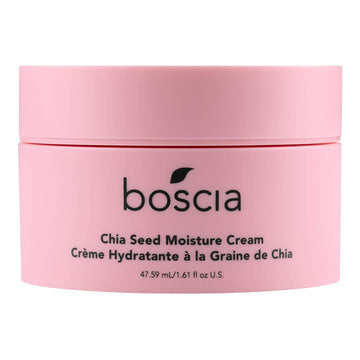 Boscia Chia Seed Moisture Cream - Vegan, Cruelty-Free, Natural Skin Care - Sensitive Skin Face Lotion With Elderberry, Vitamin A, Vitamin B6, Vitamin C & Vitamin E - For Dry Skin Types - 1.61 Oz