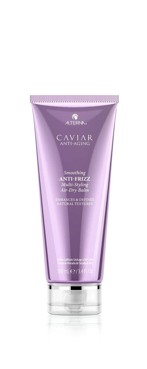 Alterna Caviar Anti-Aging Smoothing Anti-Frizz Multi-Styling Air Dry Balm, 3.4 Fl Oz | Controls Frizz With Light Hold | Adds Natural Shine | Sulfate Free