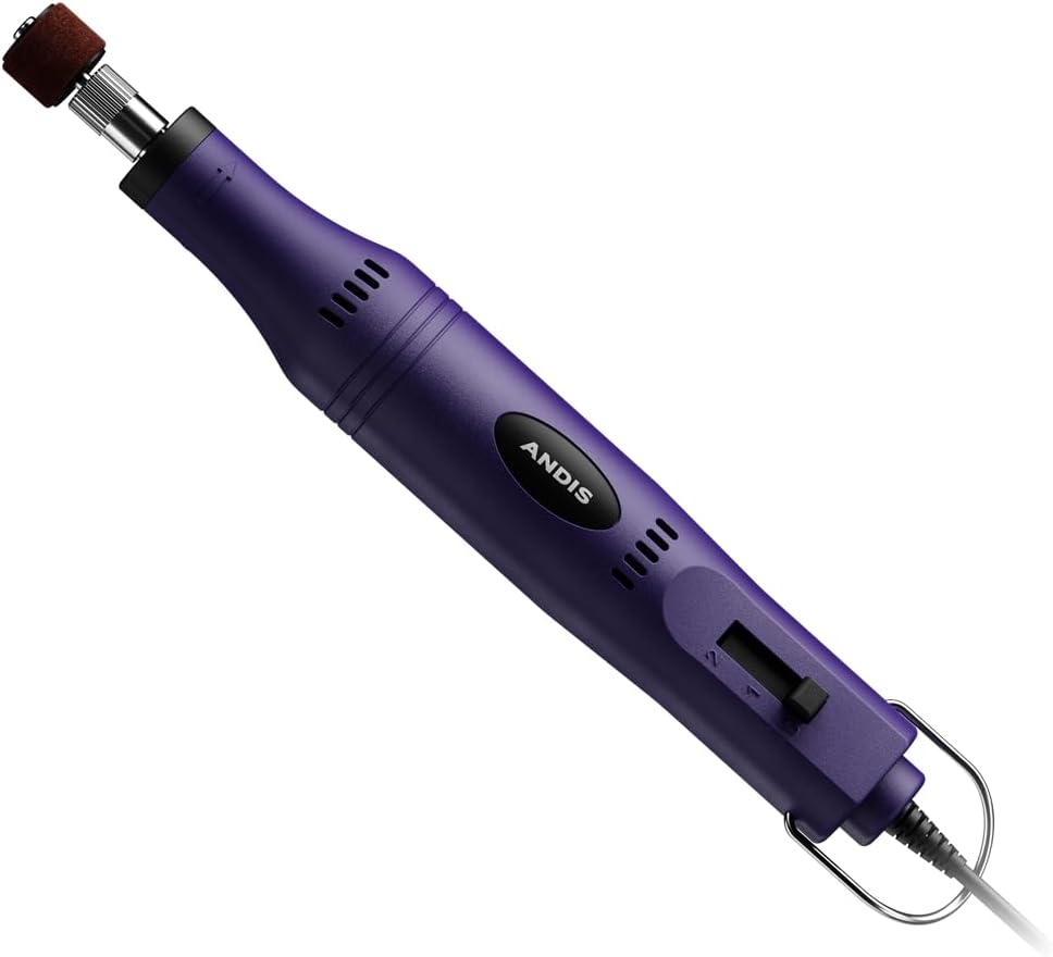 Andis 66745 Easyclip 2-Speed Pet Nail Grinder, Purple